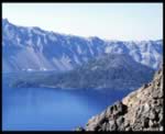 Wizard Isle at Crater Lake (39kb)